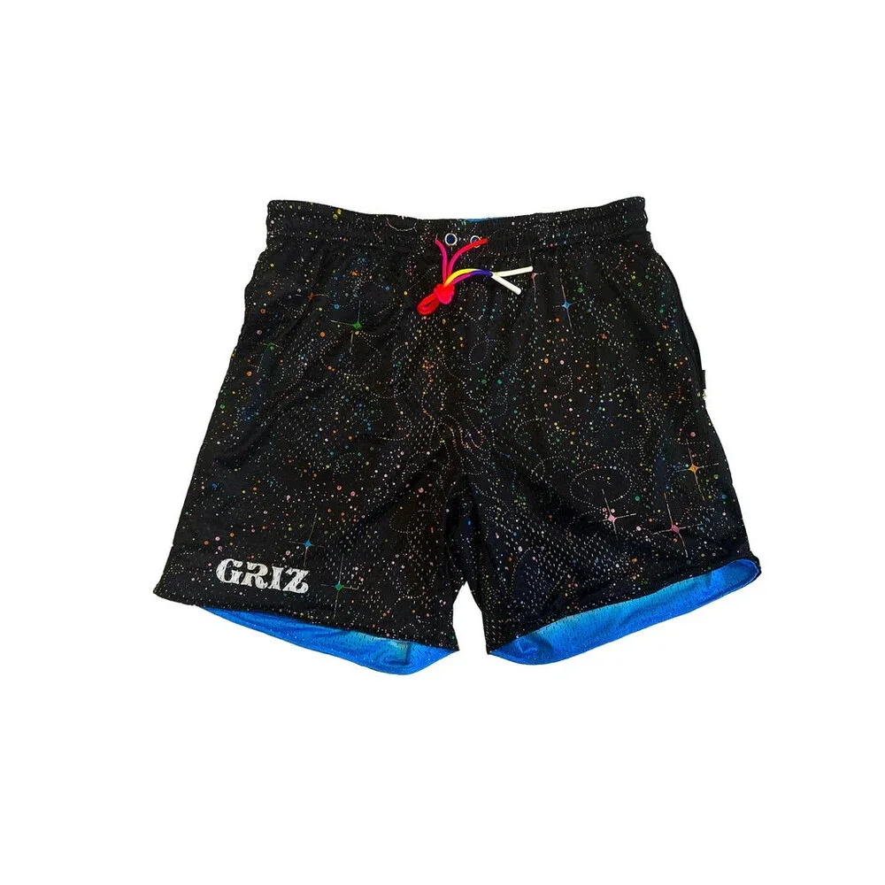 GRiZ GEMINI 2-Tone Reversible Lounge Shorts Small S